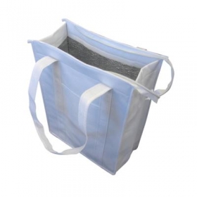 Non Woven Cooler Bag With Top Zip Closure Non Woven Cooler Bag With Top Zip Closure