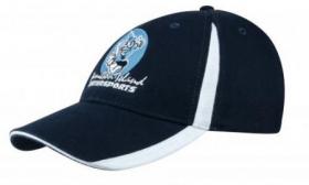 Brushed Heavy Cotton Cap With Peak/Crown Flash Brushed Heavy Cotton Cap With Peak/Crown Flash