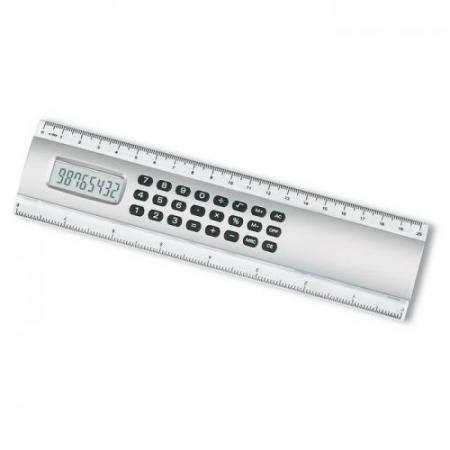 Ruler with calculator          