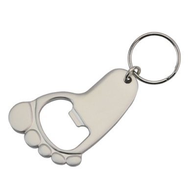 Foot Bottle Opener Key Ring