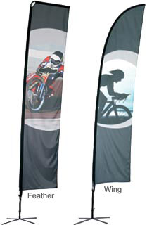 WING BANNER SMALL D/SIDED