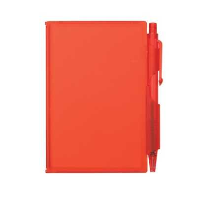Plastic Note Pad with Pen