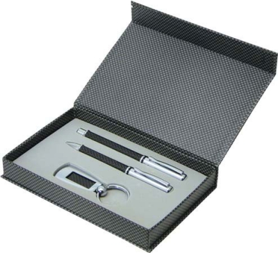 The Carbon Fibre Metal Pen Gift Set