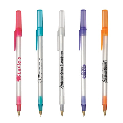 Round Stic Clear Colours Pen
