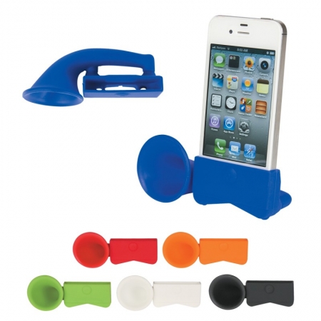 SILICONE IPHONE STAND WITH SOUND ENHANCER