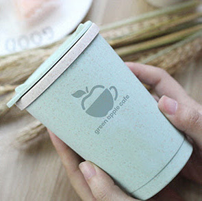 Wheat Straw Cup by Seamless Merchandise Eco Mugs