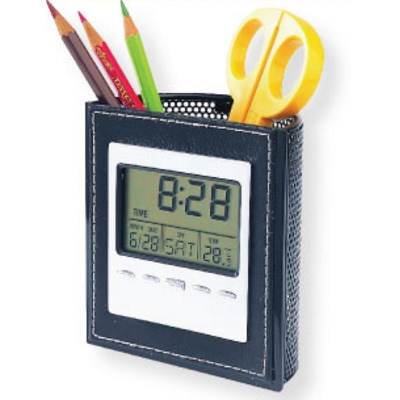 Pittsburgh Clock with Pen Holder