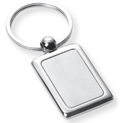 Square Metal Key Ring