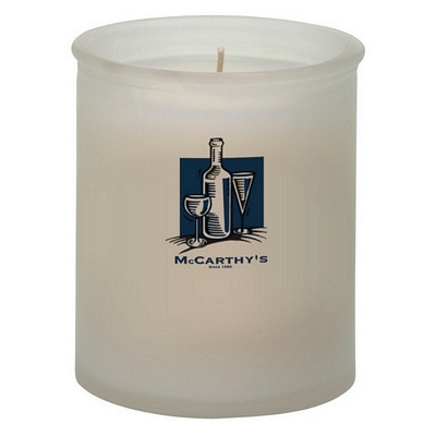 Marina Frosted Straight Sided Candle Hol