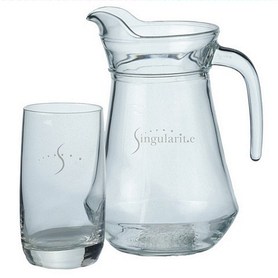 Arc Glass Water Jug