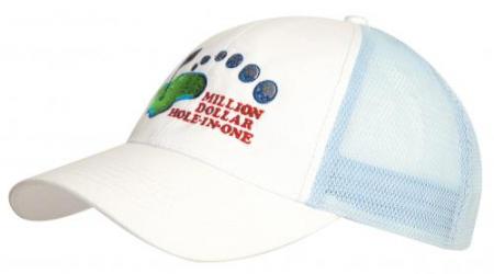 Brushed Heavy Cotton Cap With Mesh Back