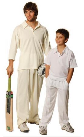 Kids CoolDry Polyester Cricket Pants Size: 6K - 14