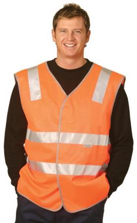 High Visibility Safety Vest With Reflective Tapes 