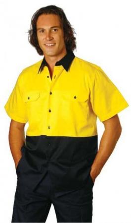 High Visibility Short Sleeve Work Shirts Size: S ?