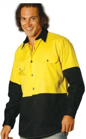 Mens High Visibility Cool-Breeze Cotton Twill Safe