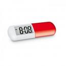 Desk clock with pill case      