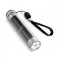 Solar powered torch w/ compass 