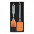 Silicone spatula and brush     