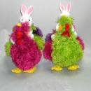 SEASONAL ITEM_Easter_27 cm  2 Color Chicken With R