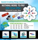 USB Drive delivered to your door with logo offer