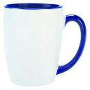Carnivale White/Cobalt Coffee Mug