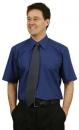 Teflon Mens Short Sleeve Business Shirt Size: S - 