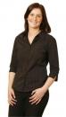Ladies Pin Stripe 3 / 4 Sleeve Shirts  Without che