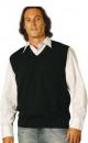 V-Neck Wool / Acrylic Knit Vest Size: S ? 2XL