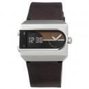 FOSSIL GENTS ANALOG DIGITAL DISPLAY WITH LEATHER S