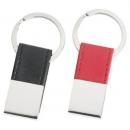 Leather Look and Metal Keyring