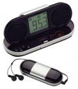 Travel Alarm Clock with FM Radio