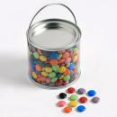 PVC BUCKET FILLED WITH CHOC BEANS 450G