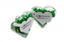 ACRYLIC HEART FILLED WITH JELLY BEANS 50G