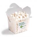 FROSTED PP NOODLE BOX FILLED WITH MINTS 180G