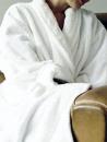 Velour Bath robe with collar